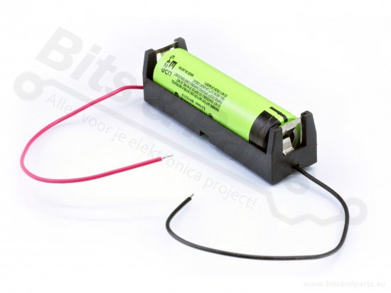 Batterijhouder 18650 batterij/accu (Luxe)